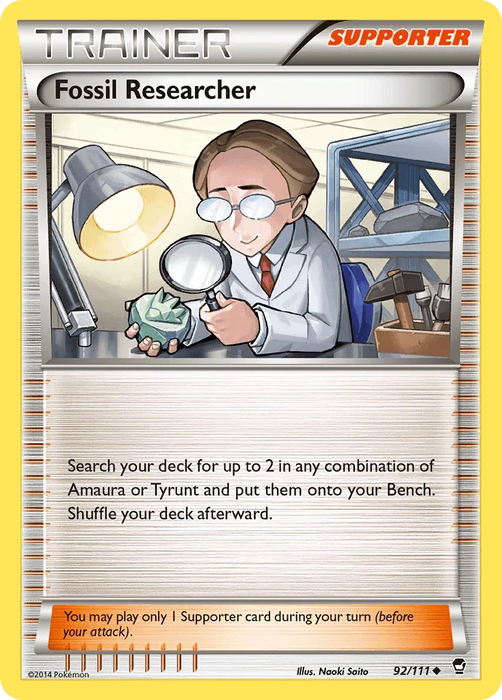 Fossil Researcher (92/111) [XY: Furious Fists] - for just $0.10! 