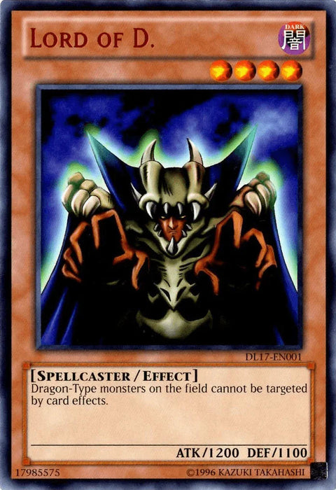 Lord of D. (Red) [DL17-EN001] Rare - for just $0.60! 