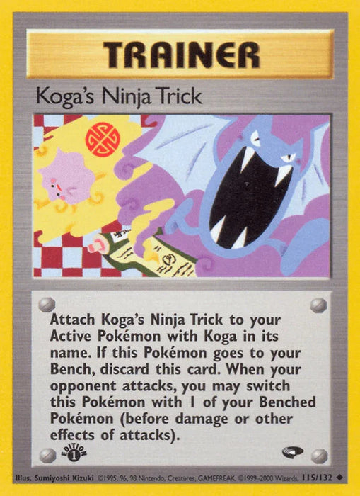 Koga's Ninja Trick (115/132) [Gym Challenge 1st Edition] - for just $0.75! 