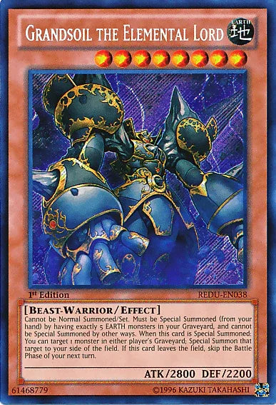 Grandsoil the Elemental Lord [REDU-EN038] Secret Rare - for just $2.20! 