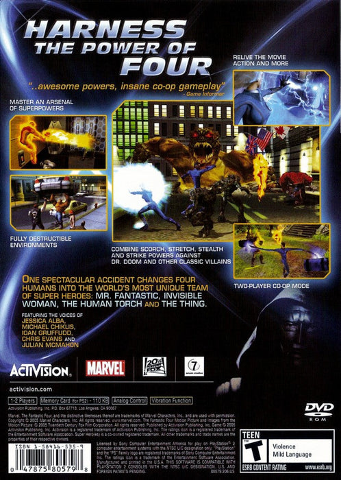 Fantastic 4 – PlayStation 2 (PS2) - for just $0! 