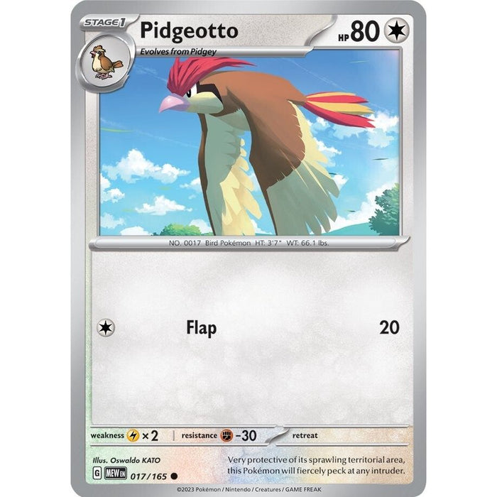 Pidgeotto (017/165) [Scarlet & Violet: 151] - Just $0.10! Shop now at Retro Gaming of Denver