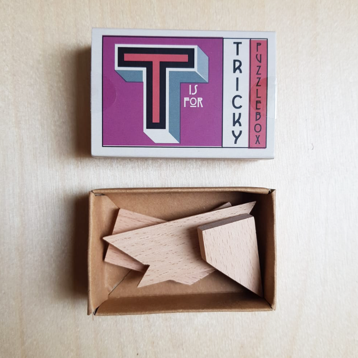 Matchbox Puzzle Box - T is for Tricky - for just $2.99! 