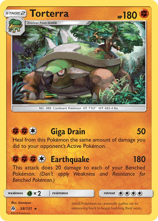 Torterra (58/131) [Sun & Moon: Forbidden Light] - for just $0.30! 