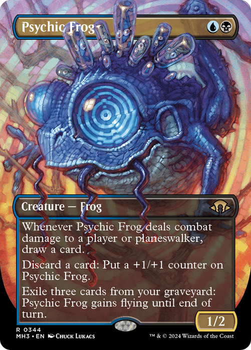 Psychic Frog (Borderless) [Modern Horizons 3] - Just $4.20! Shop now at Retro Gaming of Denver