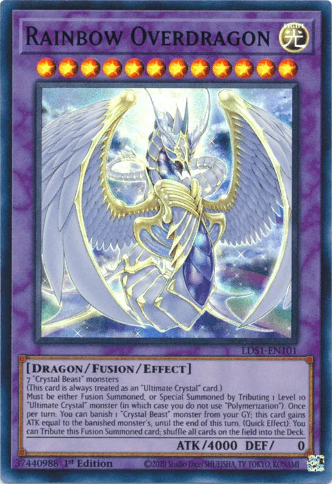 Rainbow Overdragon (Blue) [LDS1-EN101] Ultra Rare - for just $0.15! 