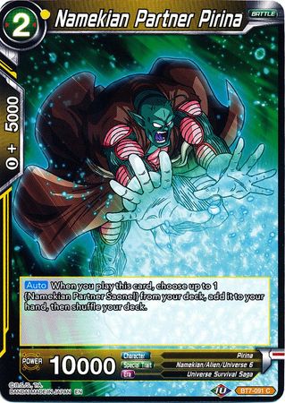 Namekian Partner Pirina (BT7-091) [Assault of the Saiyans] - for just $0.10! 