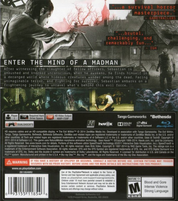 The Evil Within – PlayStation 3 (PS3) - for just $9.99! 