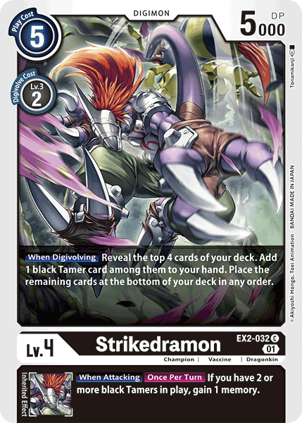 Strikedramon [EX2-032] [Digital Hazard] - Just $0.09! Shop now at Retro Gaming of Denver