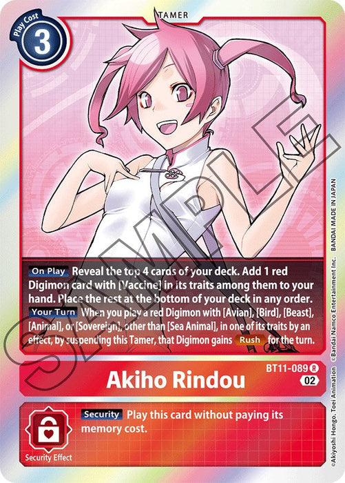 Akiho Rindou [BT11-089] [Dimensional Phase] - Just $0.10! Shop now at Retro Gaming of Denver