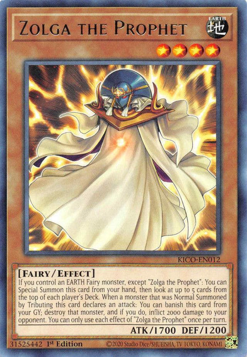 Zolga the Prophet (Rare) [KICO-EN012] Rare - for just $0.10! 
