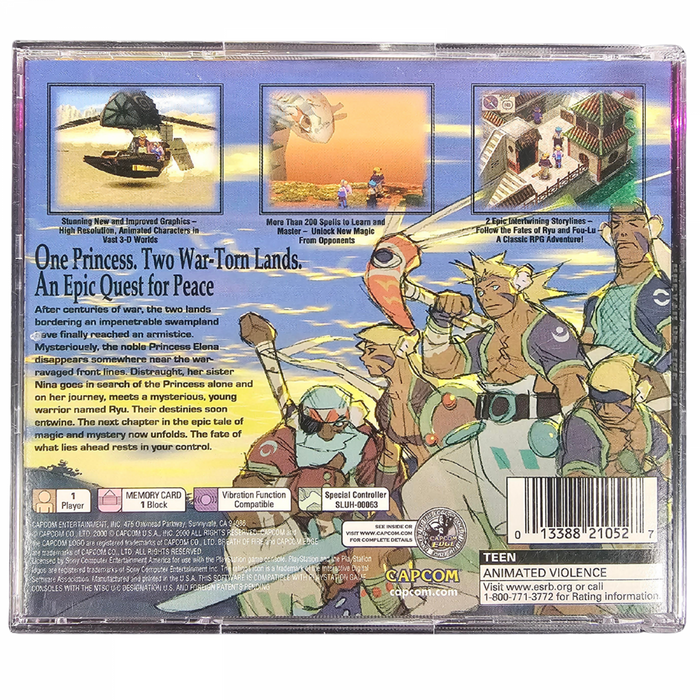 Breath of Fire IV (COMPLETE IN BOX) – PlayStation 1 (PS1) - for just $171.99! 