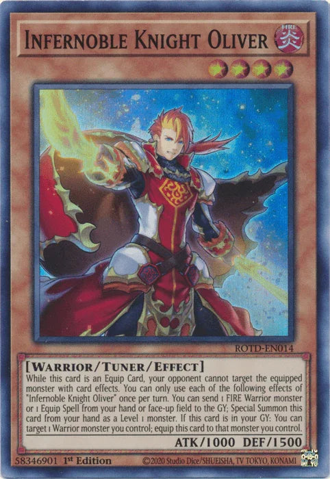 Infernoble Knight Oliver [ROTD-EN014] Super Rare - for just $0.20! 