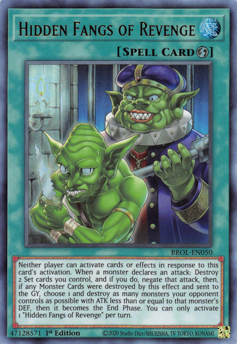 Hidden Fangs of Revenge [BROL-EN050] Ultra Rare - for just $0.10! 