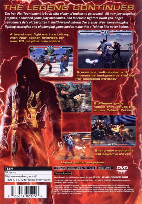 Tekken 4 – PlayStation 2 (PS2) - for just $0! 