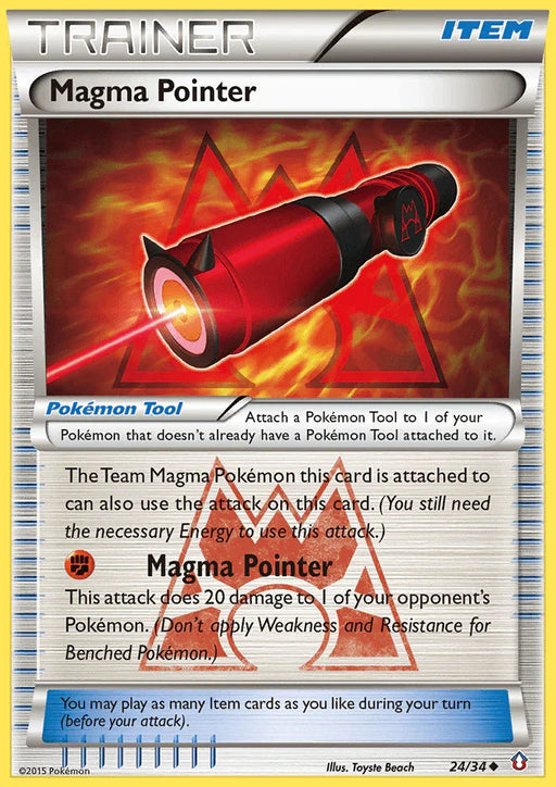 Magma Pointer (24/34) [XY: Double Crisis] - for just $0.25! 