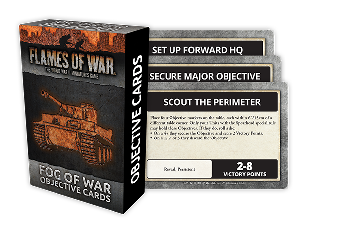 Flames of War: Fog Of War - Objective Cards - for just $5! 