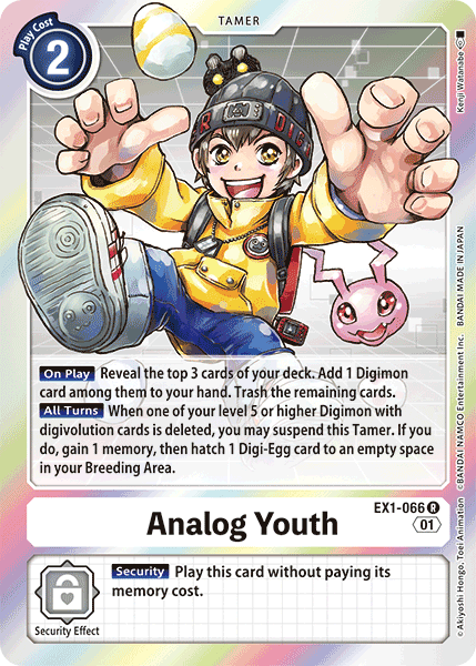 Analog Youth [EX1-066] [Classic Collection] - Just $2.30! Shop now at Retro Gaming of Denver