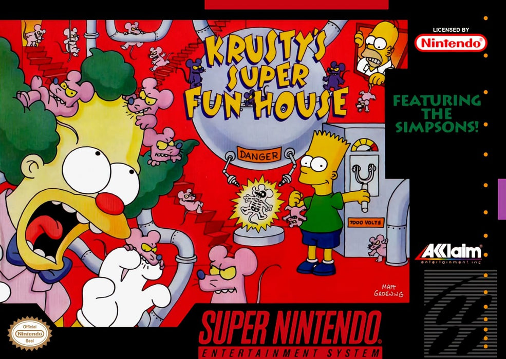 Krusty's Super Fun House — Super Nintendo Entertainment System (SNES) - for just $19.99! 