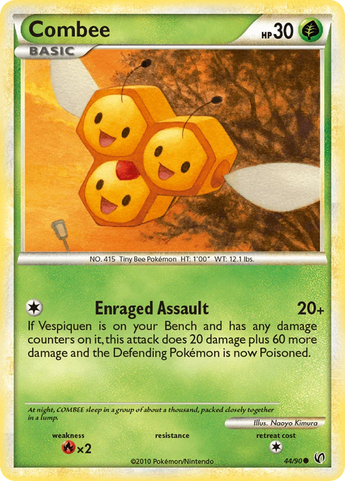 Combee (44/90) [HeartGold & SoulSilver: Undaunted] - for just $0.15! 