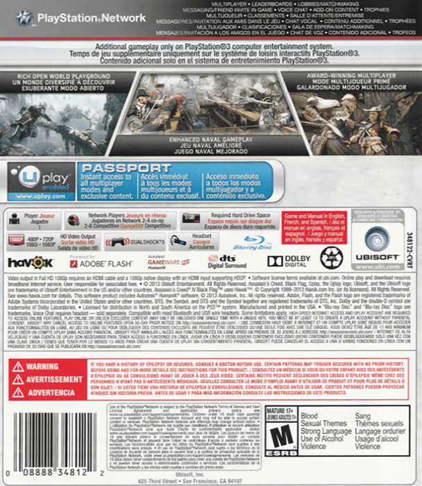 Assassin's Creed IV: Black Flag – PlayStation 3 (PS3) - for just $3.99! 