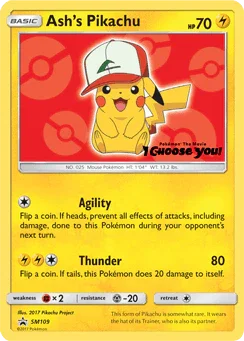 Ash's Pikachu (SM109) [Sun & Moon: Black Star Promos] - for just $45.35! 