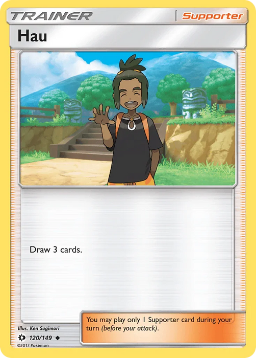 Hau (120/149) [Sun & Moon: Base Set] - for just $0.10! 