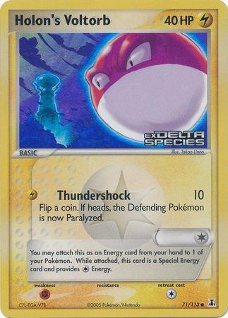 Holon's Voltorb (71/113) (Stamped) [EX: Delta Species] - for just $7.70! 