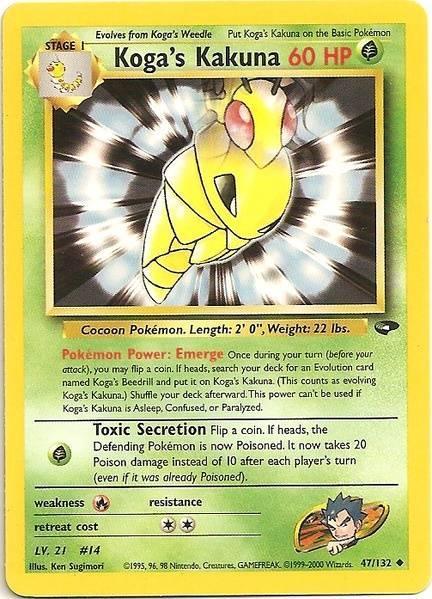 Koga's Kakuna (47/132) [Gym Challenge Unlimited] - for just $1.05! 