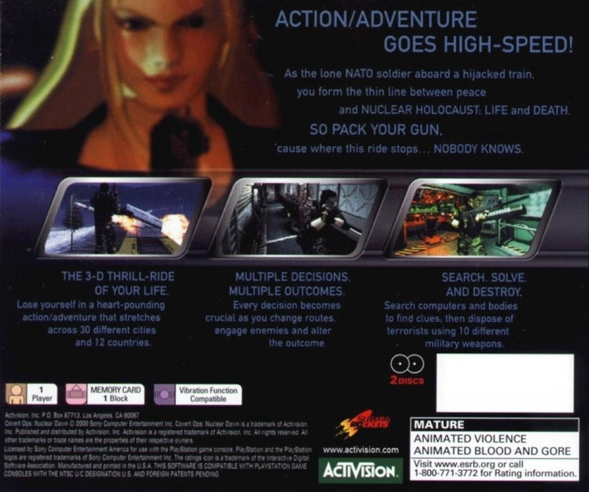 Covert Ops: Nuclear Dawn – PlayStation 1 (PS1) - for just $0! 