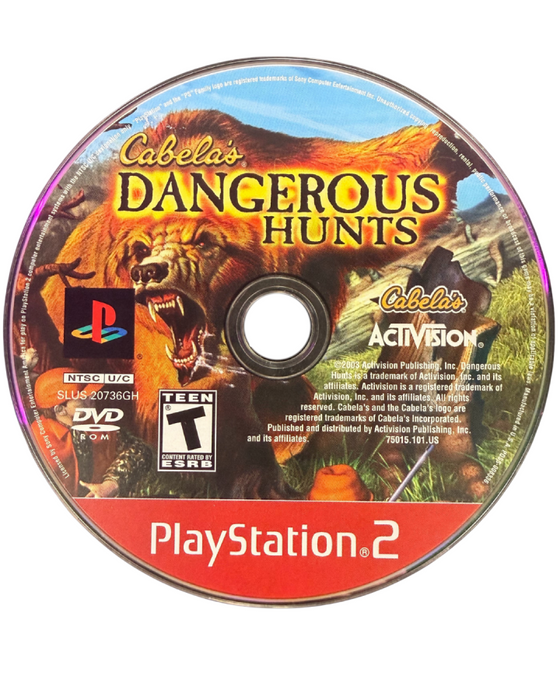 Cabela's Dangerous Hunts [Greatest Hits] — PlayStation 2 (PS2) - for just $5.99! 