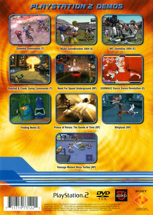 PlayStation Underground Jampack: Winter 2003 – PlayStation 2 (PS2) - for just $0! 
