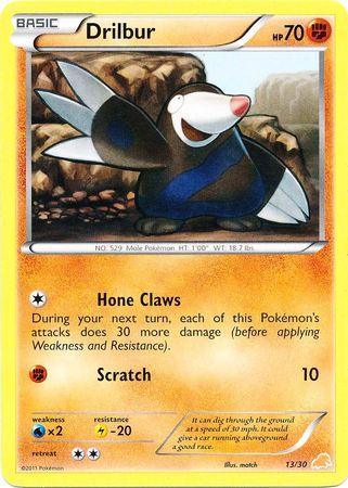 Drilbur (13/30) [Black & White: Trainer Kit - Excadrill] - for just $0.10! 