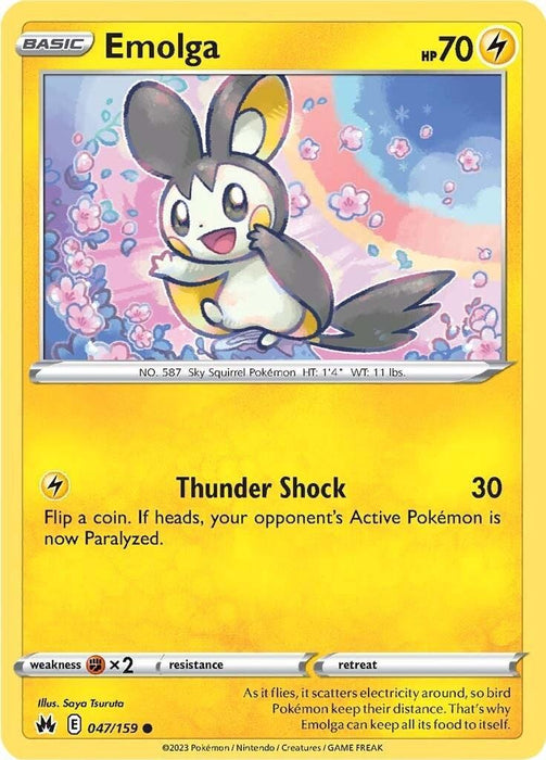 Emolga (047/159) [Sword & Shield: Crown Zenith] - for just $0.10! 
