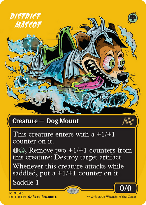 District Mascot (DFT-543) - Aetherdrift (Borderless) Foil - for just $0.94! 