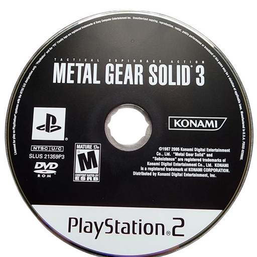 Metal Gear Solid 3 [Essentials Collection] – PlayStation 2 (PS2) - for just $0! 