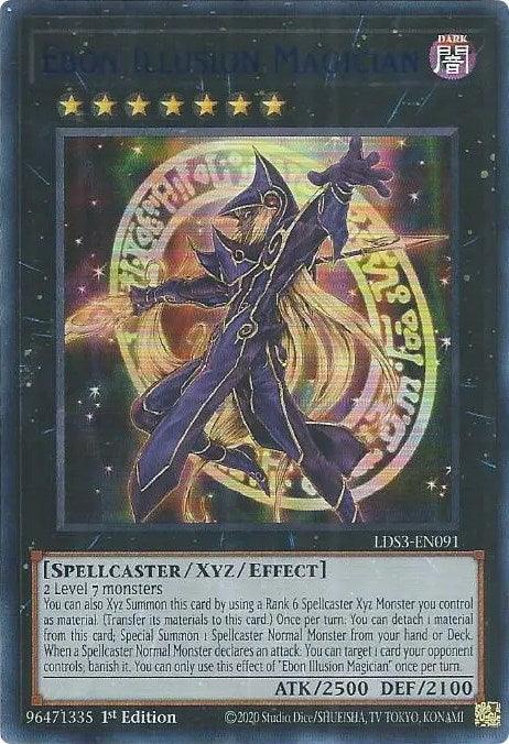 Ebon Illusion Magician (Blue) [LDS3-EN091] Ultra Rare - for just $0.20! 