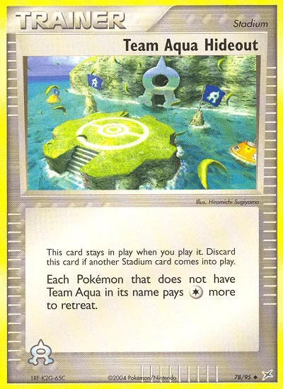 Team Aqua Hideout (78/95) [EX: Team Magma vs Team Aqua] - for just $0.40! 
