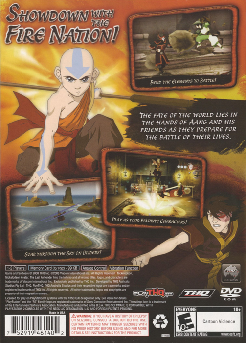 Avatar: The Last Airbender: Into the Inferno – PlayStation 2 (PS2) - for just $19.99! 