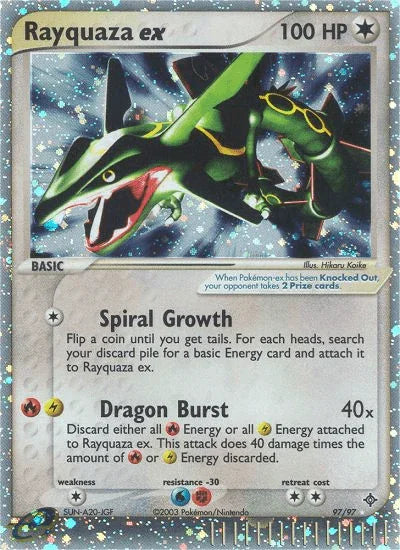 Rayquaza ex (97/97) [EX: Dragon] - for just $162.10! 