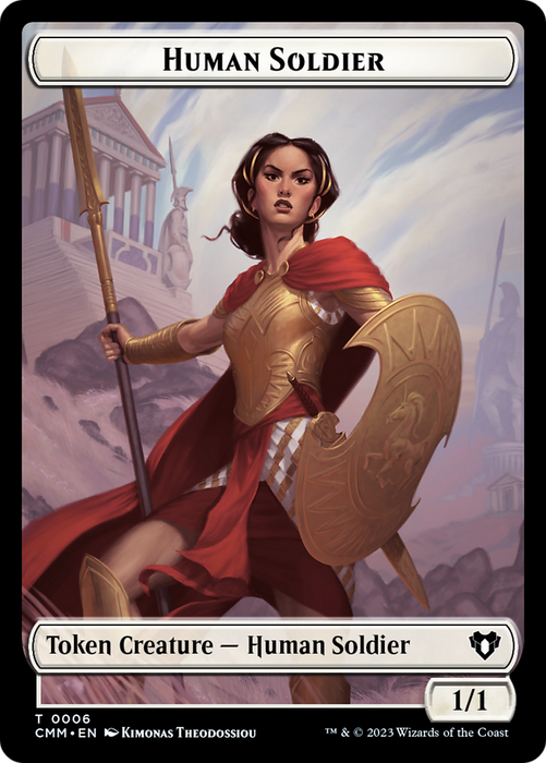 Human Soldier Token [Commander Masters Tokens] - Just $1.40! Shop now at Retro Gaming of Denver