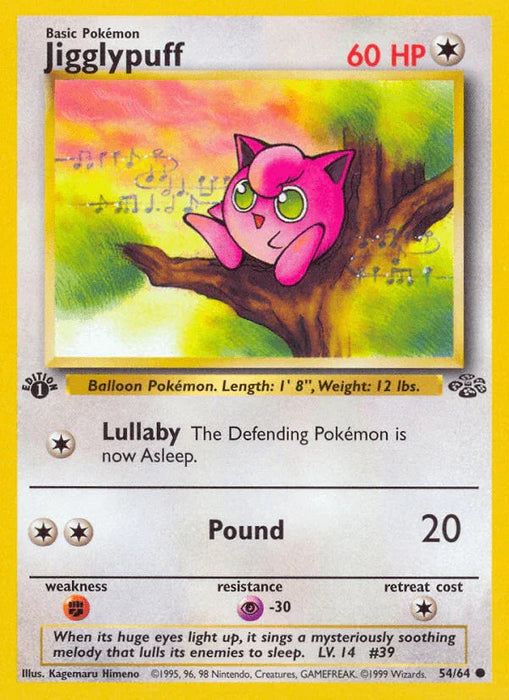 Jigglypuff (54/64) [Jungle 1st Edition] - for just $0.50! 