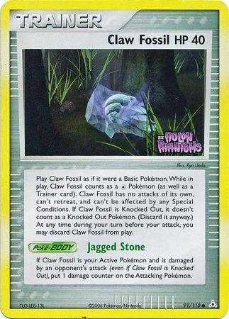 Claw Fossil (91/110) (Stamped) [EX: Holon Phantoms] - for just $2.15! 