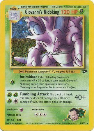 Giovanni's Nidoking (7/132) [Gym Challenge Unlimited] - for just $30.40! 
