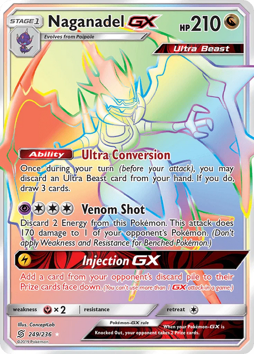 Naganadel GX (249/236) [Sun & Moon: Unified Minds] - for just $4.65! 