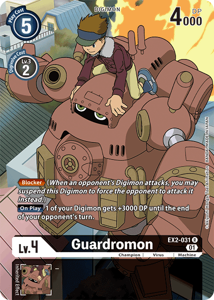 Guardromon [EX2-031] (Alternate Art) [Digital Hazard] - Just $0.15! Shop now at Retro Gaming of Denver