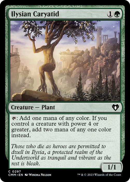Ilysian Caryatid (CMM-297) - Commander Masters - for just $0.05! 