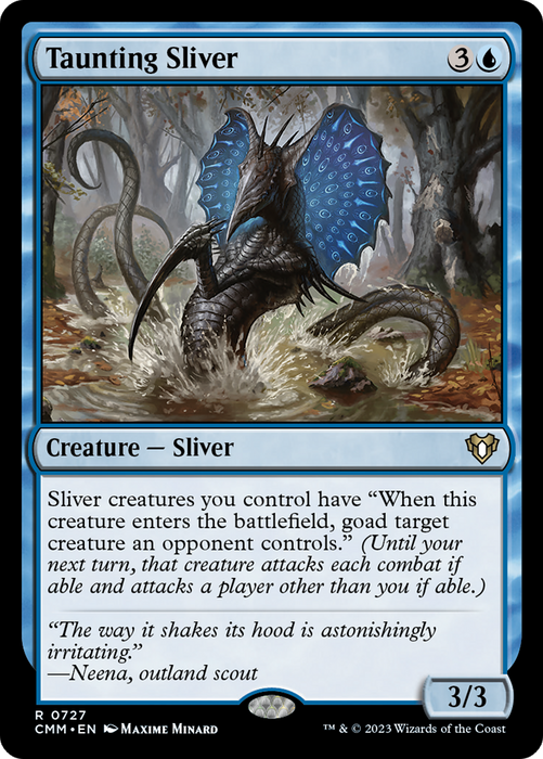 Taunting Sliver (CMM-727) - Commander Masters - for just $0.94! 