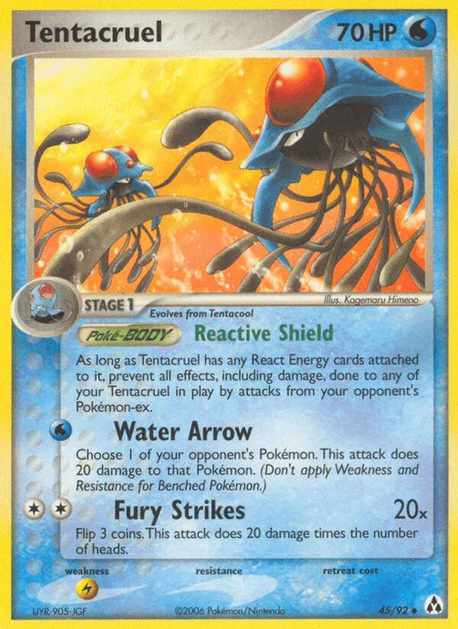 Tentacruel (45/92) [EX: Legend Maker] - for just $0.45! 
