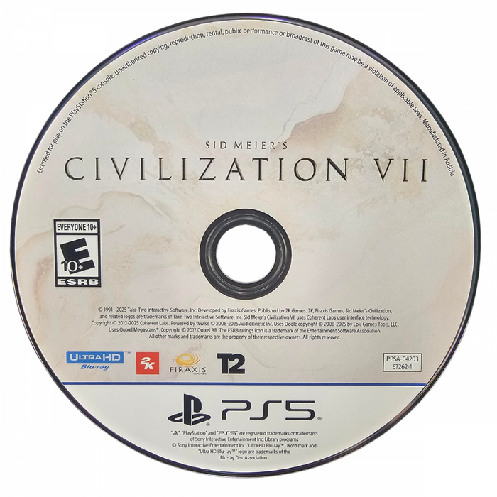 Sid Meier's Civilization VII – Playstation 5 (PS5) - for just $26.99! 